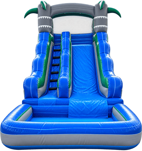 18ft Blue Marble Waterslide — Water Slides rental in the Coachella Valley, California