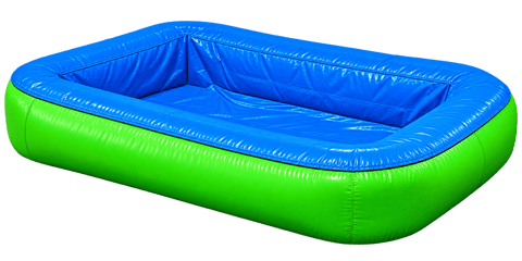 10x10 Green Pool — water slides rental in the Coachella Valley, California