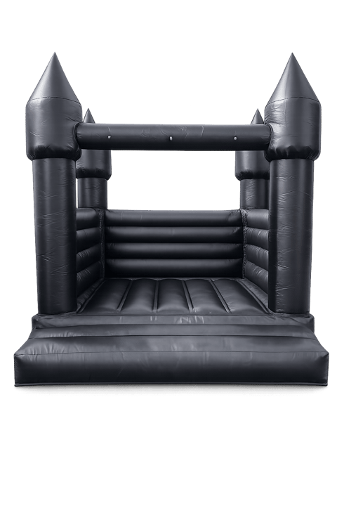 8x8 Toddler Black Castle — jumpers & bounce houses rental in the Coachella Valley, California
