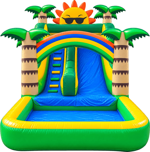 18ft The Sun Waterslide — water slides rental in the Coachella Valley, California