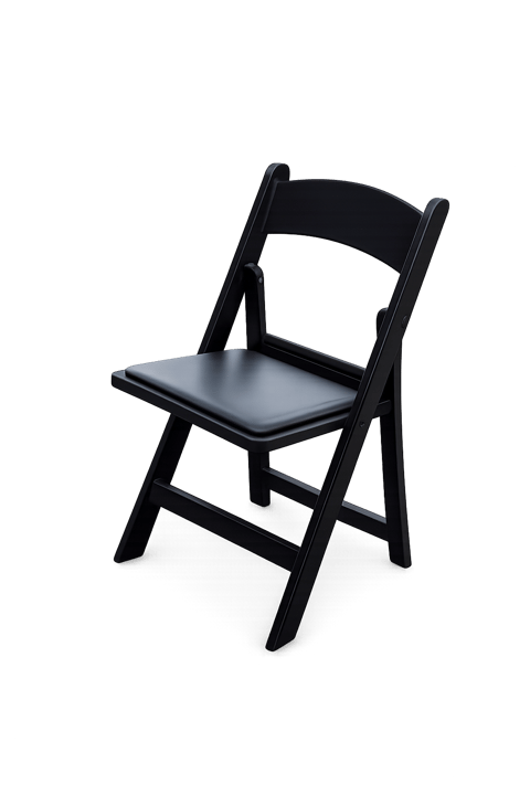 Black Resin Chairs — Chairs rental in the Coachella Valley, California