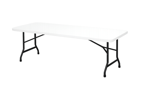 6ft Rectangular White Tables — Tables rental in the Coachella Valley, California