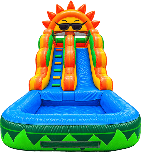 16ft Junior Sunny Waterslide — Water Slides rental in the Coachella Valley, California